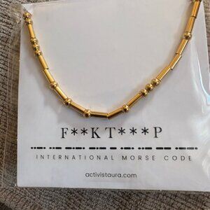 Activist Aura F**k T***p Necklace New